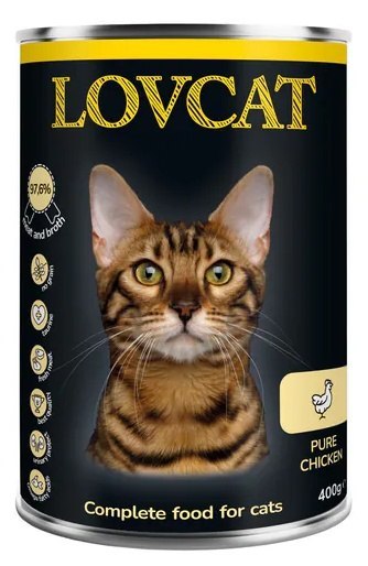 Lovcat Lovcat Pure Chicken puszka 400g