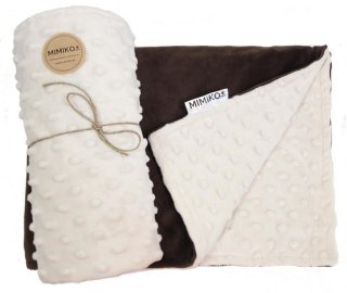 MIMIKO Pets MIMIKO Pets Kocyk Minky-Dot 70x50cm jasny beż / brąz