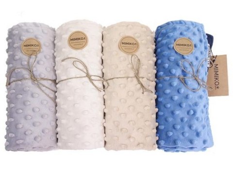 MIMIKO Pets MIMIKO Pets Kocyk Minky-Dot 70x50cm jasny beż / brąz