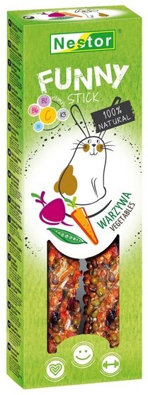 Nestor Nestor Kolba Gryzoń Funny Warzywa 2szt Nestor Nestor Kolba Gryzoń Funny Warzywa 2szt