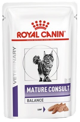 Royal Canin Linia Weterynaryjna Royal Canin Veterinary Care Mature Consult Balance Cat saszetka 85g