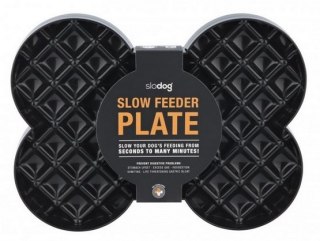 SloDog SloDog Slow Feeder Plate Miska spowalniająca duża kość czarna