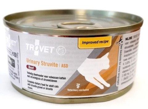 Trovet Trovet ASD Urinary Struvite dla kota wołowina puszka 100g