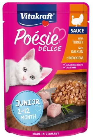 Vitakraft Vitakraft Poesie Deli Sauce Junior indyk saszetka 85g