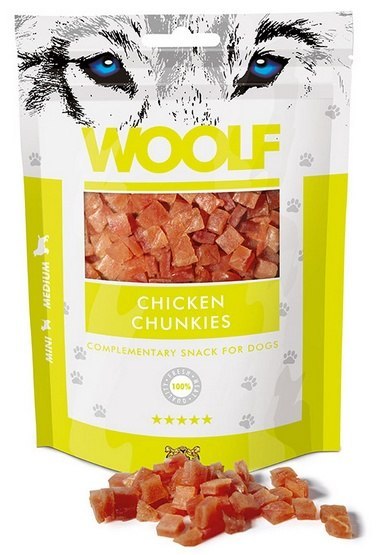 Woolf Woolf Soft Chicken Chunkies 100g