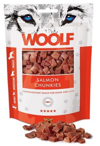 Woolf Woolf Soft Salmon Chunkies 100g