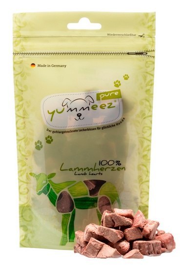 Yummeez Yummeez Pure Serca jagnięce 35g Yummeez Yummeez Pure Serca jagnięce 35g