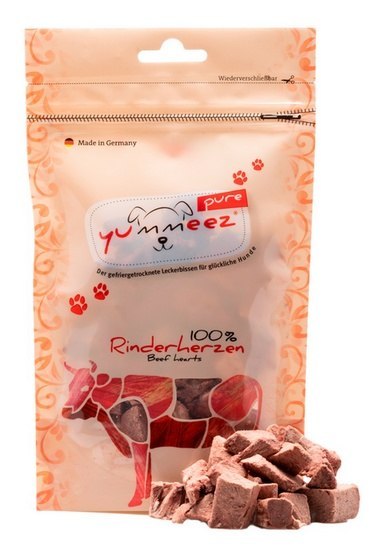 Yummeez Yummeez Pure Serca wołowe 35g