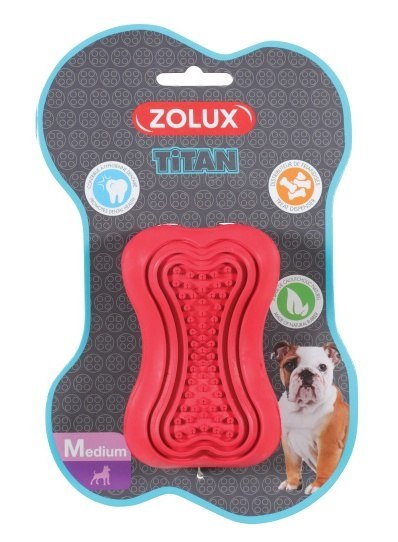 Zolux Zolux Zabawka kauczukowa Titan M czerwona [479107RGE]