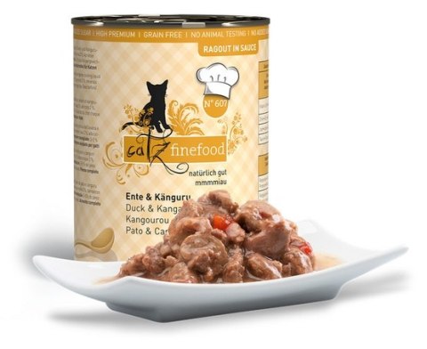 Catz Finefood Catz Finefood Ragout N.607 Kaczka i Kangur puszka 380g