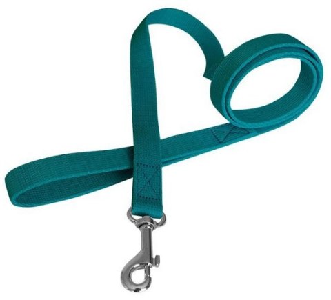 Chaba CHABA Smycz taśma gładka 10mm/130cm morska Chaba CHABA Smycz taśma gładka 10mm/130cm morska