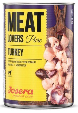 Josera Josera Meat Lovers Pure Indyk puszka 400g