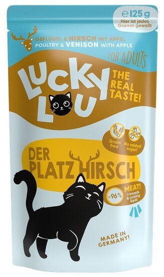 Lucky Lou Lucky Lou Lifestage Adult Drób i jeleń saszetka 125g