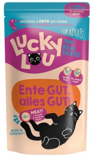 Lucky Lou Lucky Lou Lifestage Adult Drób i kaczka saszetka 125g