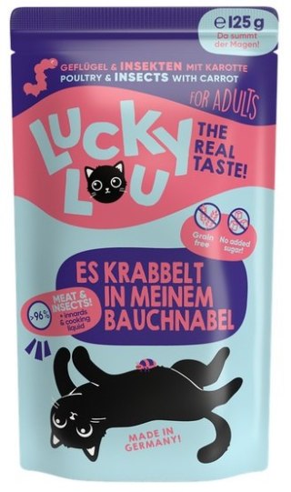 Lucky Lou Lucky Lou Lifestage Adult Drób i owady saszetka 125g