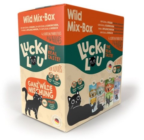 Lucky Lou Lucky Lou Lifestage Adult Wild Mix-Box saszetki 6x125g