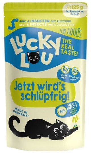 Lucky Lou Lucky Lou Lifestage Adult Wołowina i owady saszetka 125g