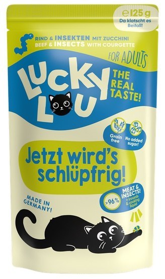 Lucky Lou Lucky Lou Lifestage Adult Wołowina i owady saszetka 125g