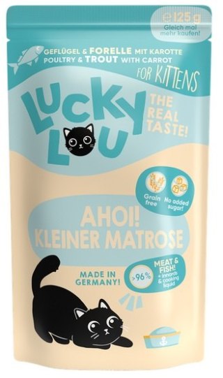 Lucky Lou Lucky Lou Lifestage Kitten Drób i pstrąg saszetka 125g