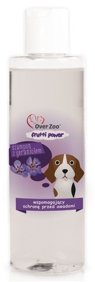 Over Zoo Over Zoo Frutti Power Szampon z geraniolem - przeciwko owadom 200ml