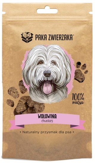 Paka Zwierzaka Paka Zwierzaka Chunkies Wołowina 100% 70g