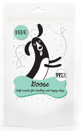 Paka Zwierzaka Paka Zwierzaka PEPE Mini Chunkies Goose (gęś) 70g Paka Zwierzaka Paka Zwierzaka PEPE Mini Chunkies Goose (gęś) 70g