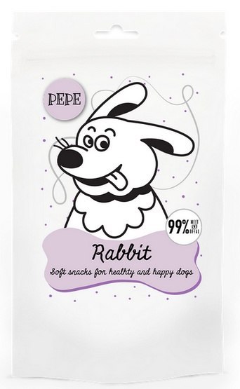 Paka Zwierzaka Paka Zwierzaka PEPE Mini Chunkies Rabbit (królik) 70g