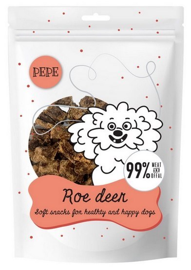 Paka Zwierzaka Paka Zwierzaka PEPE Mini Chunkies Roe Deer (sarna) 70g