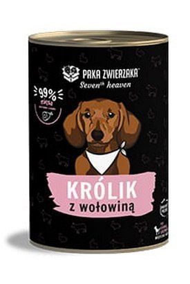 Paka Zwierzaka Paka Zwierzaka Seventh Heaven Rabbit & Beef puszka 400g