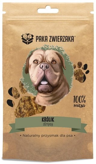 Paka Zwierzaka Paka Zwierzaka Stripsy Królik 100% 70g