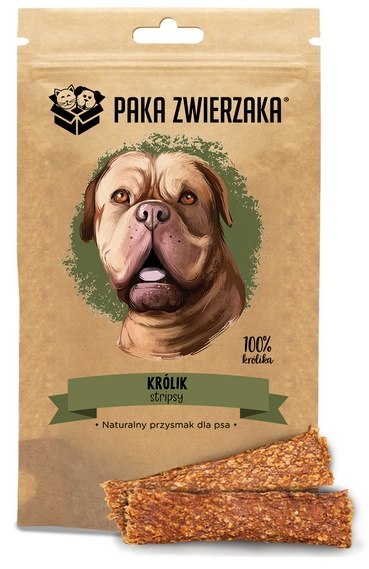 Paka Zwierzaka Paka Zwierzaka Stripsy Królik 100% 70g