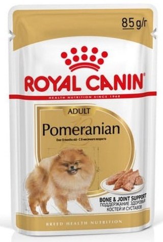 Royal Canin Breed Royal Canin Pomeranian Adult karma mokra dla psów dorosłych rasy szpic miniaturowy, pasztet saszetka 85g