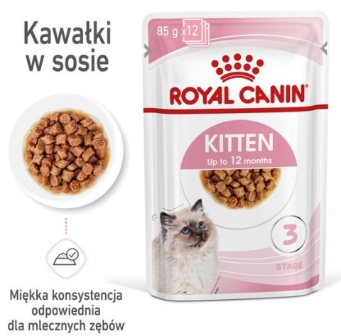 Royal Canin Feline Royal Canin Feline Kitten Multipack karma mokra dla kociąt do 12 miesiąca życia saszetki 4x85g