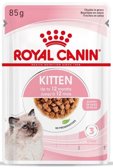 Royal Canin Feline Royal Canin Feline Kitten Multipack karma mokra dla kociąt do 12 miesiąca życia saszetki 4x85g