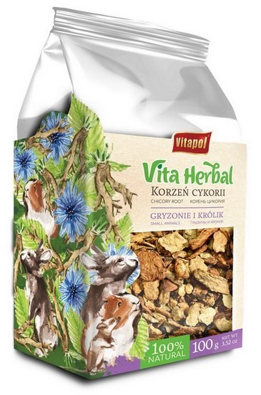 Vitapol Vitapol Vita Herbal Korzeń cykorii dla gryzoni i królika 100g