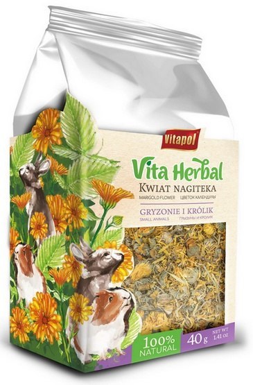 Vitapol Vitapol Vita Herbal Kwiat nagietka suszony dla gryzoni i królika 40g