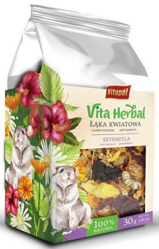 Vitapol Vitapol Vita Herbal Przekąska Łąka kwiatowa dla szynszyli 30g