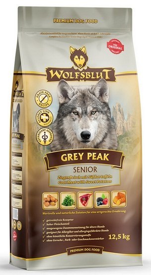 Wolfsblut Wolfsblut Dog Grey Peak Senior - koza i bataty 12,5kg