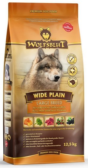 Wolfsblut Wolfsblut Dog Wide Plain Large Breed konina i bataty 12,5kg