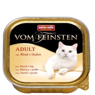 Animonda vom Feinsten Animonda vom Feinsten Cat Adult Wołowina z Kurczakiem tacka 100g