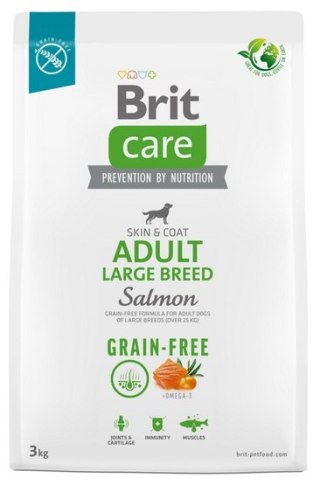 Brit Brit Care Grain Free Adult Large Breed Salmon 3kg