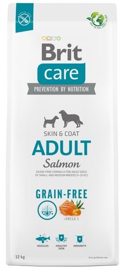 Brit Brit Care Grain Free Adult Small & Medium Salmon 12kg