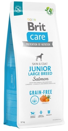 Brit Brit Care Grain Free Junior Large Breed Salmon 12kg