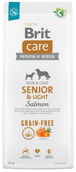 Brit Brit Care Grain Free Senior & Light Salmon 12kg