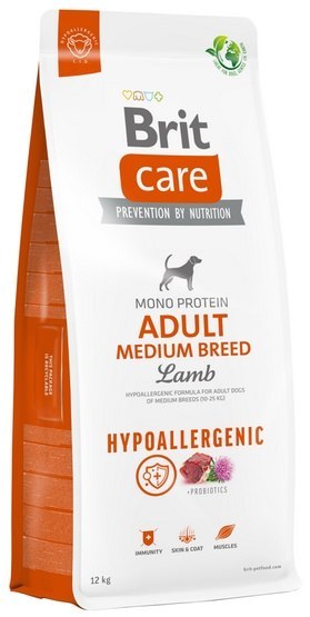 Brit Brit Care Hypoallergenic Adult Medium Lamb 12kg