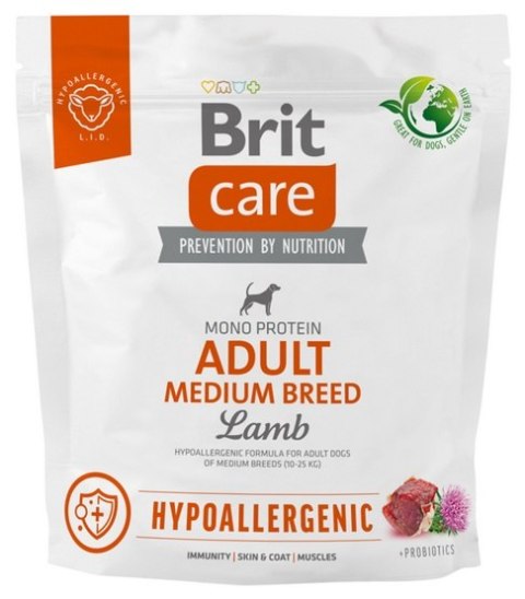 Brit Brit Care Hypoallergenic Adult Medium Lamb 1kg