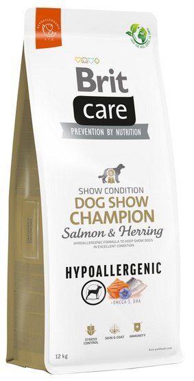 Brit Brit Care Hypoallergenic Dog Show Champion Salmon & Herring 12kg