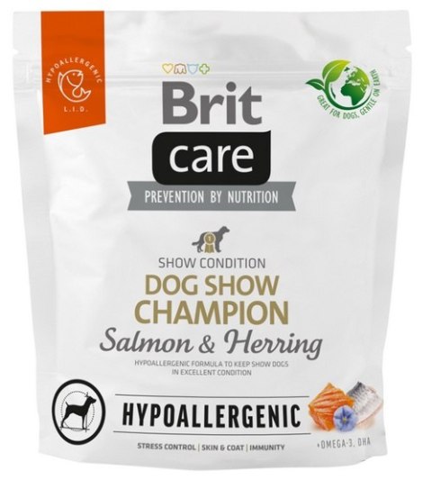 Brit Brit Care Hypoallergenic Dog Show Champion Salmon & Herring 1kg