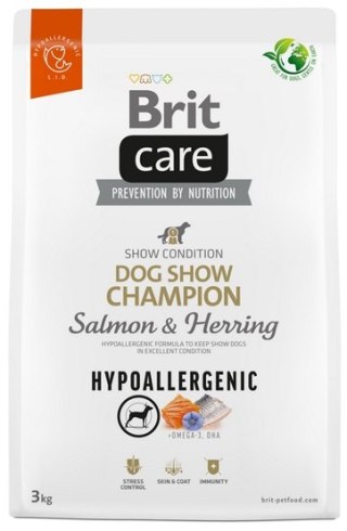 Brit Brit Care Hypoallergenic Dog Show Champion Salmon & Herring 3kg