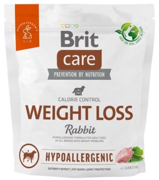 Brit Brit Care Hypoallergenic Dog Weight Loss Rabbit 1kg